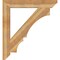 Ekena Millwork Balboa Slat Rough Sawn Bracket, Western Red Cedar, 6"W x 44"D x 48"H BKT06X44X48BOA06RWR - alternate 2